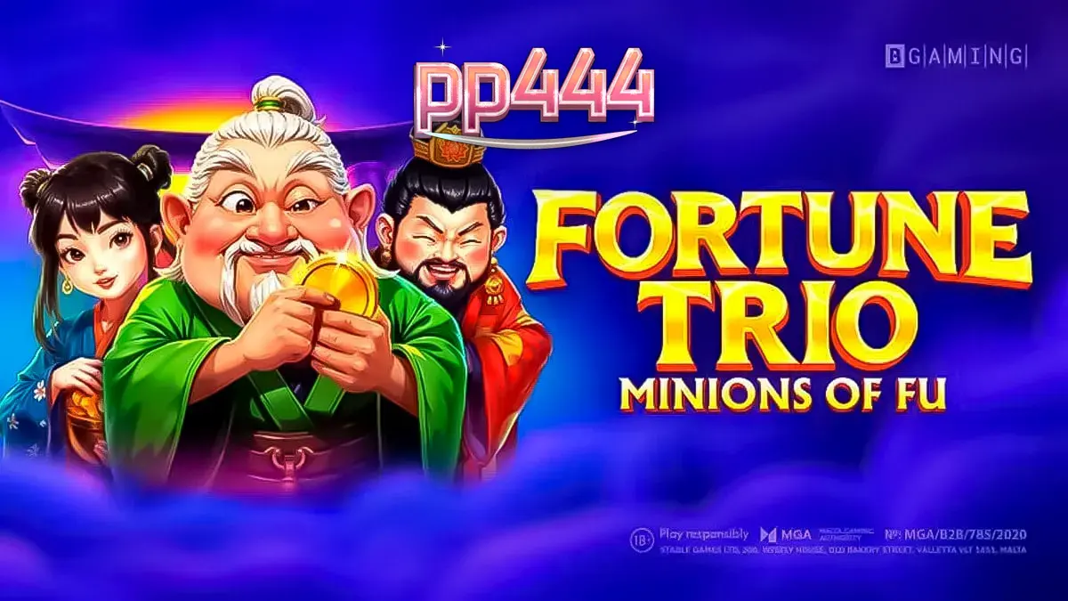 Tampilan visual slot Fortune Trio: Minions of Fu dengan elemen Asia